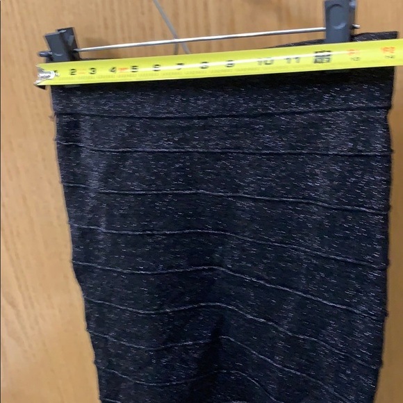 Sparkly Black Forever 21 Pencil Skirt - Picture 4 of 4